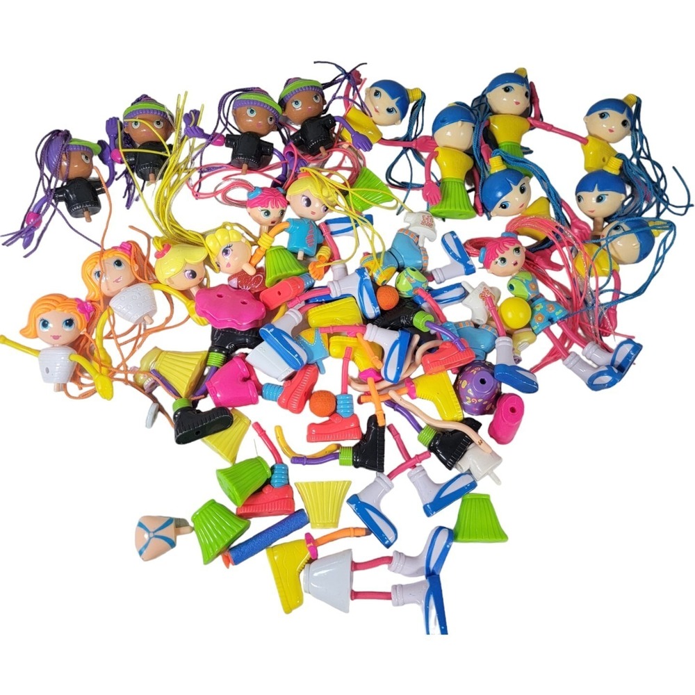 HUGE Lot of Vintage 1990s Betty Spaghetty Dolls Shoes Limbs Accessories and More